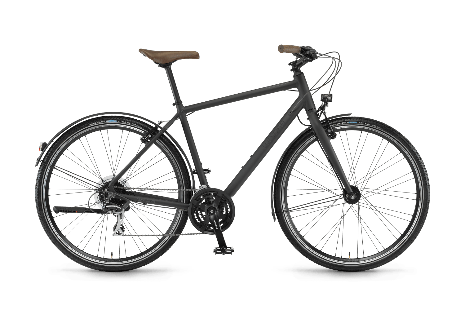 Fahrrad Urban Winora Flitzer - Herren / Onyxschwarz matt