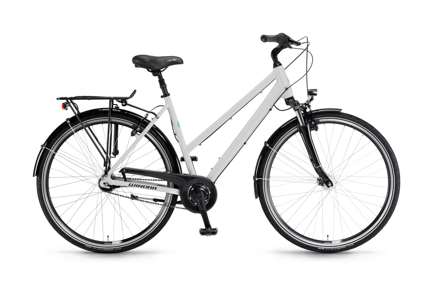 Fahrrad Comfort Winora Holiday N7 - Mid / Offwhite